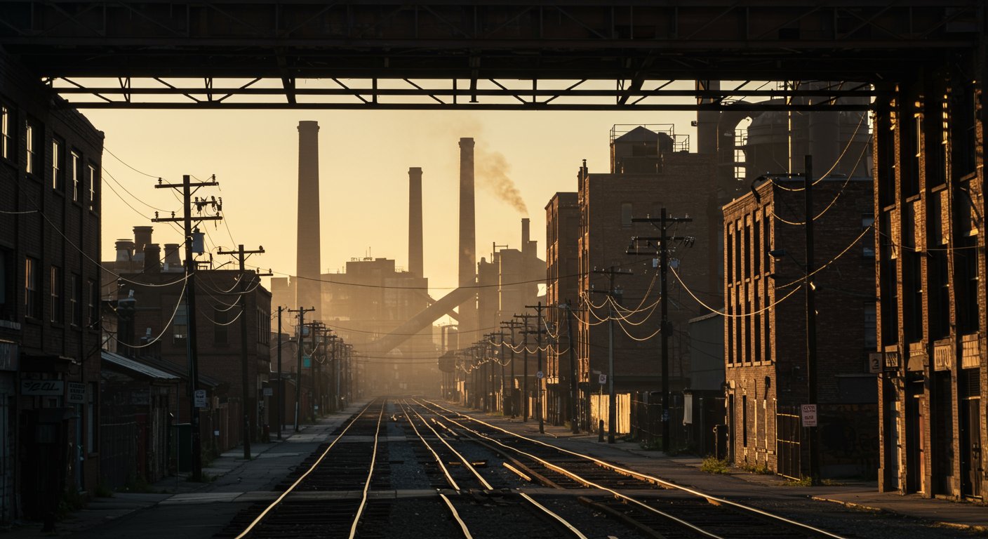 周辺の工場地帯